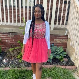 Sherri Hill Pink Party Dress